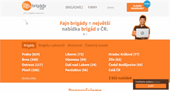 Desktop Screenshot of fajn-brigady.cz